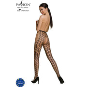 PASSION - ECO COLLECTION BODYSTOCKING ECO S007 SCHWARZ PASSION WOMAN GARTER & STOCK