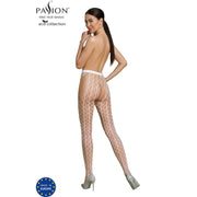 PASSION - ECO COLLECTION BODYSTOCKING ECO S007 SCHWARZ PASSION WOMAN GARTER & STOCK