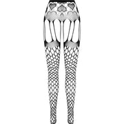 PASSION - ECO COLLECTION BODYSTOCKING ECO S009 SCHWARZ PASSION WOMAN GARTER & STOCK