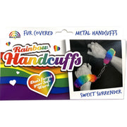 SPENCER & FLEETWOOD - HANDSCHELLEN AUS METALL MIT REGENBOGENGEFÜTTERT SPENCER & FLETWOOD