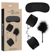 INTENSE - FETISH EROTIKSPIELSET 2 MIT HANDSCHELLEN, BLINDMASKE UND KITZEL - ENGEFREUNDE.COM