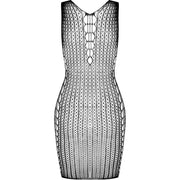 PASSION - BS097 WEISSER BODYSTOCKING, EINE GRÖSSE PASSION WOMAN BODYSTOCKINGS