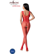 PASSION - BS098 WEISSER BODYSTOCKING, EINE GRÖSSE PASSION WOMAN BODYSTOCKINGS