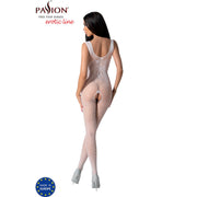 PASSION - BS098 WEISSER BODYSTOCKING, EINE GRÖSSE PASSION WOMAN BODYSTOCKINGS