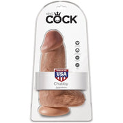 KING COCK - POLLIGER REALISTISCHER PENIS 23 CM KARAMELL KING COCK