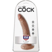 KING COCK - REALISTISCHER PENIS 17.5 CM KARAMELL KING COCK