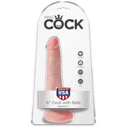 KING COCK - REALISTISCHER PENIS MIT EIER 13.5 CM LEICHT KING COCK