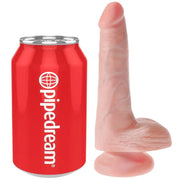 KING COCK - REALISTISCHER PENIS MIT EIER 13.5 CM LEICHT KING COCK