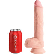 KING COCK - REALISTISCHER PENIS MIT EIER 19.4 CM LEICHT KING COCK