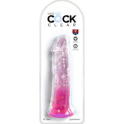 KING COCK - CLEAR REALISTISCHER PENIS 19.7 CM ROSA KING COCK