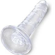 KING COCK - CLEAR REALISTISCHER PENIS 15.5 CM TRANSPARENT KING COCK