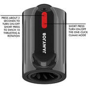 JAMYJOB - VORTEX-STOß- UND 360-DREHBARER TECH-TURBO-MODUS-MASTURBATOR - ENGEFREUNDE.COM
