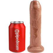 KING COCK - UNGESCHNITTENER REALISTISCHER PENIS 17.8 CM KARAMELL KING COCK