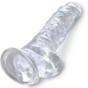 KING COCK - CLEAR REALISTISCHER PENIS MIT EIEREN 16.5 CM TRANSPARENT - ENGEFREUNDE.COM