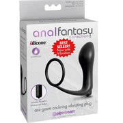 ANAL FANTASY ELITE COLLECTION - ASS-GASM COCKRING VIBRATOR PLUG ANAL FANTASY ELITE COLLECTION