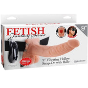FETISH FANTASY SERIES - VERSTELLBARES GURT MIT FERNBEDIENUNG, REALISTISCHER PENIS MIT HODEN 23 CM FETISH FANTASY SERIES