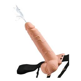 FETISH FANTASY SERIES - SERIE - VERSTELLBARES GURT REALISTISCHER PENIS MIT SPRITZENDEN BLLEN 19 CM FETISH FANTASY SERIES