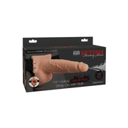FETISH FANTASY SERIES - SERIE - VERSTELLBARES GURT REALISTISCHER PENIS MIT SPRITZENDEN BLLEN 19 CM FETISH FANTASY SERIES