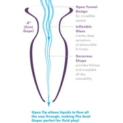 ANAL FANTASY ELITE COLLECTION - ANAL-GAPER-DILATOR FÜR ANFNGER, KRISTALLGRÖSSE S ANAL FANTASY ELITE COLLECTION