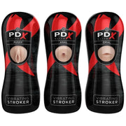 PDX ELITE - STROKER SET 12 EINHEITEN: 6X VAGINA, 3X ANO, 3X MUND PDX ELITE