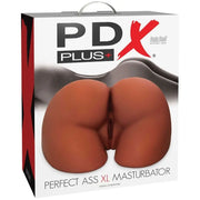 PDX PLUS - PERFECT ASS XL DOPPELTER EINGANGS-BRAUN-MASTURBATOR PDX PLUS+