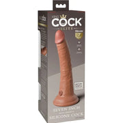 KING COCK - ELITE REALISTISCHER SILIKONDILDO 17.8 CM KARAMELL KING COCK