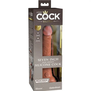 KING COCK - ELITE REALISTISCHER SILIKONDILDO 17.8 CM KARAMELL KING COCK
