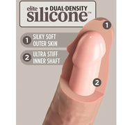 KING COCK - ELITE REALISTISCHER SILIKONDILDO 23 CM KING COCK