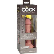 KING COCK - ELITE REALISTISCHER DILDO MIT VIBRATION UND SILIKON 15.2 CM KING COCK