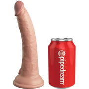 KING COCK - ELITE REALISTISCHER DILDO VIBRATOR & SILIKON FERNBEDIENUNG 17.8 CM - ENGEFREUNDE.COM