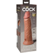 KING COCK - ELITE REALISTISCHER DILDO MIT VIBRATION UND SILIKON 20.3 CM KARAMELL KING COCK
