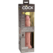 KING COCK - ELITE REALISTISCHER DILDO VIBRATOR & SILIKON FERNBEDIENUNG 23 CM - ENGEFREUNDE.COM