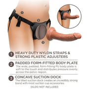 KING COCK - ELITE BEQUEMER VERSTELLBARER GURT KING COCK