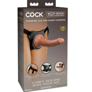 KING COCK - ELITE BEQUEMER VERSTELLBARER GURT MIT DILDO 17.8 CM KING COCK