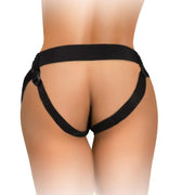 KING COCK - ELITE DELUXE VERSTELLBARES HARNESS-KIT RING MIT HODEN & DILDO 20.3 CM KING COCK