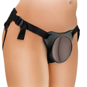 KING COCK - ELITE DELUXE VERSTELLBARES HARNESS-KIT RING MIT HODEN & DILDO 20.3 CM KING COCK