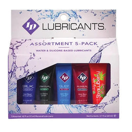 ID JUICY LUBE - SORTIERT 5X SCHMIERMITTEL, TUBE PACK 12 ML ID JUICY LUBE