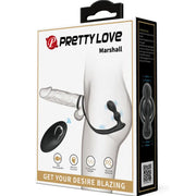 PRETTY LOVE - MARSHALL PENISRING MIT VIBRATORISCHEM ANALPLUG MIT FERNBEDIENUNG - ENGEFREUNDE.COM