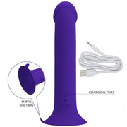 PRETTY LOVE - MURRAY YOUTH VIBRIERENDER DILDO & WIEDERAUFLADBARER VIOLETT PRETTY LOVE LED