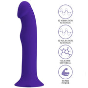 PRETTY LOVE - MURRAY YOUTH VIBRIERENDER DILDO & WIEDERAUFLADBARER VIOLETT PRETTY LOVE LED