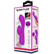PRETTY LOVE - GLORIA WIEDERAUFLADBARER KANINCHENVIBRATOR, WASSERDICHT, LILA - ENGEFREUNDE.COM