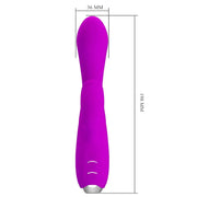 PRETTY LOVE - GLORIA WIEDERAUFLADBARER KANINCHENVIBRATOR, WASSERDICHT, LILA - ENGEFREUNDE.COM