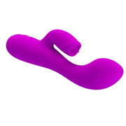 PRETTY LOVE - GLORIA WIEDERAUFLADBARER KANINCHENVIBRATOR, WASSERDICHT, LILA - ENGEFREUNDE.COM