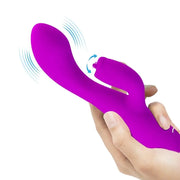 PRETTY LOVE - GLORIA WIEDERAUFLADBARER KANINCHENVIBRATOR, WASSERDICHT, LILA - ENGEFREUNDE.COM