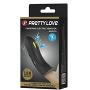 PRETTY LOVE - MARICO SCHWARZE ELEKTROSTIMULATOR-FINGERHÜLLE - ENGEFREUNDE.COM