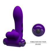 PRETTY LOVE - ORLANDO PURPLE VIBRATOR FINGERHÜLLE - ENGEFREUNDE.COM