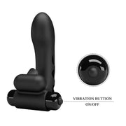 PRETTY LOVE - ORLANDO SCHWARZE VIBRATOR-FINGERHÜLLE PRETTY LOVE MALE