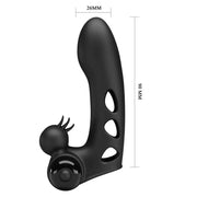 PRETTY LOVE - ORLANDO SCHWARZE VIBRATOR-FINGERHÜLLE PRETTY LOVE MALE