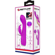 PRETTY LOVE - RACHEL WIEDERAUFLADBARER VIBRATOR MIT STIMULIERENDEN WELLEN LILA - ENGEFREUNDE.COM
