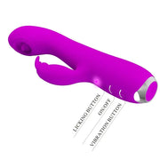 PRETTY LOVE - RACHEL WIEDERAUFLADBARER VIBRATOR MIT STIMULIERENDEN WELLEN LILA - ENGEFREUNDE.COM